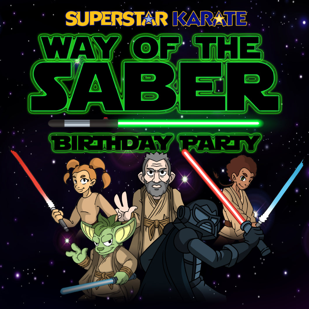 Birthday - Way of the Saber Birthday Party (Star Wars Theme) at SuperStar Karate